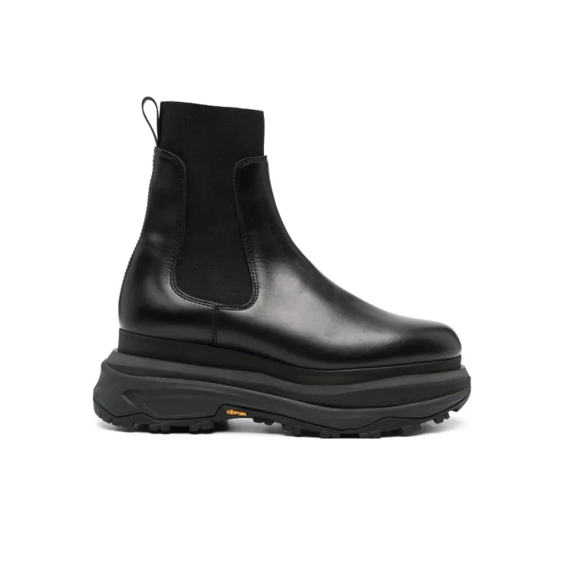 Sacai Chelsea Calf Leather Boots-1