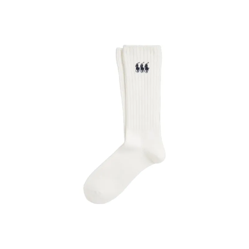 Polo Ralph Lauren Knee-High Socks Men's 1 Pack White-0