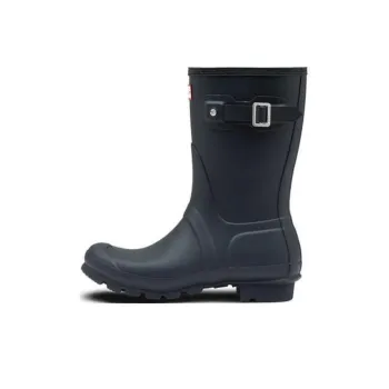 HUNTER Water-Resistant Slip-Resistant Rain Boots Women's Navy