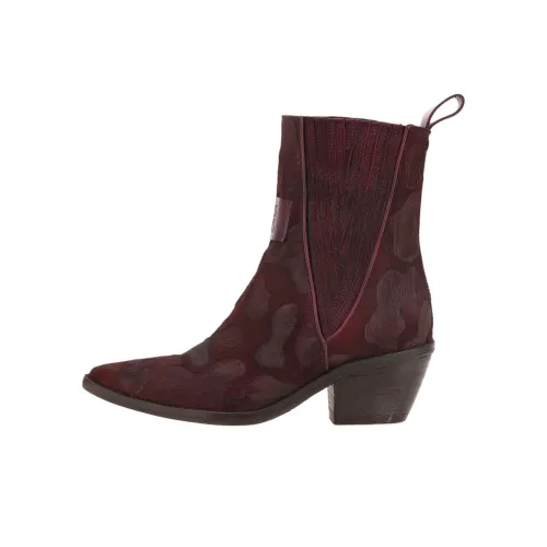 AirStep Short Chelsea Boots Women's Burgundy