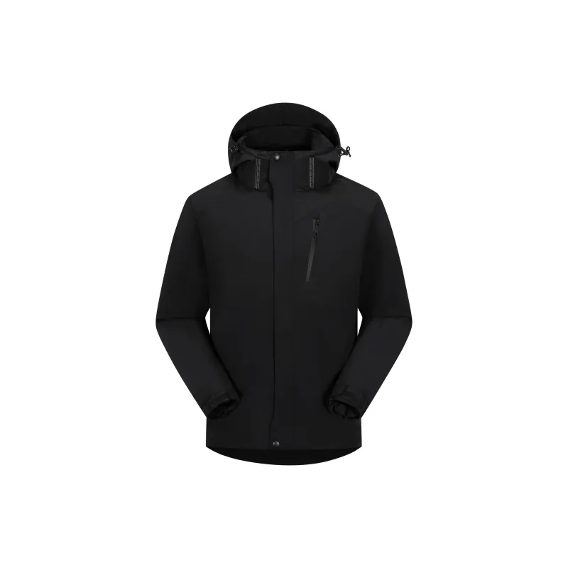 Yalu Diagonal Zipper Thermal, Abrasion Resistant, Breathable, Waterproof, Windproof Windbreaker Jacket Unisex-5