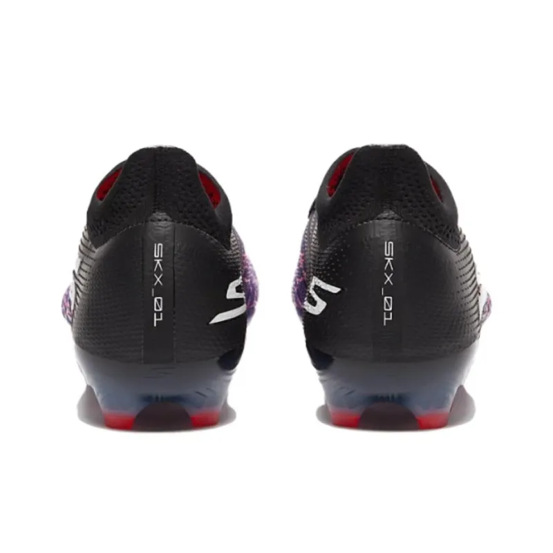 Skechers Anti Slip Wear Resistant Soccer Shoes Men's Purple-4