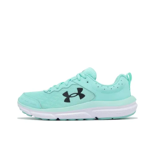 Under Armour Charged Assert 10 Wear resistant And Lightweight Low Top Casual Running Shoes Women's Green