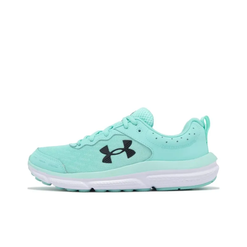 Under Armour Charged Assert 10 Wear resistant And Lightweight Low Top Casual Running Shoes Women's Green-0