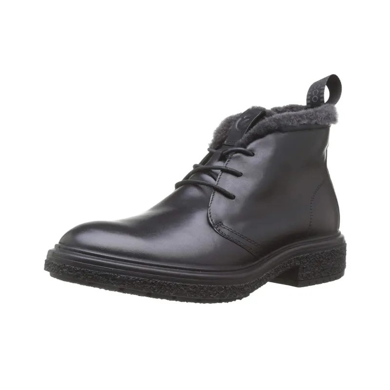 Ecco Warm Ankle-Length Ankle Boots Black-1