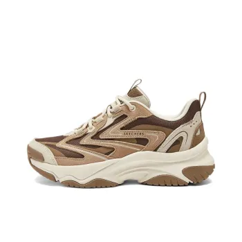 Skechers Street Anti Slip Wear Resistant Low Top Chunky Sneakers Women's Brown