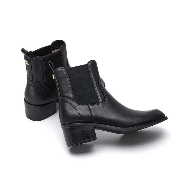 Marie Claire Short Chelsea Boots Women's Midnight Paris Black-1
