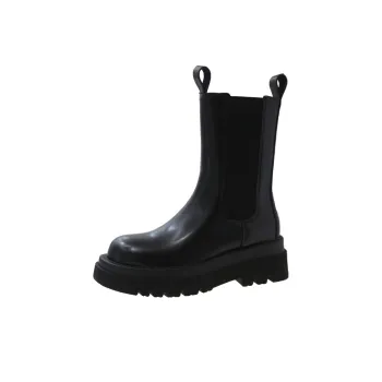Take The Qin Short Chelsea Boots 6cm Women's Black
