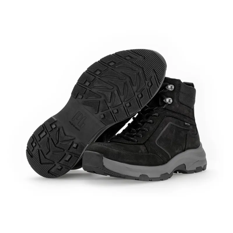 Gabor Pius Wear-Resistant Slip-Resistant Short Outdoor Boots 4cm Men's Black-3