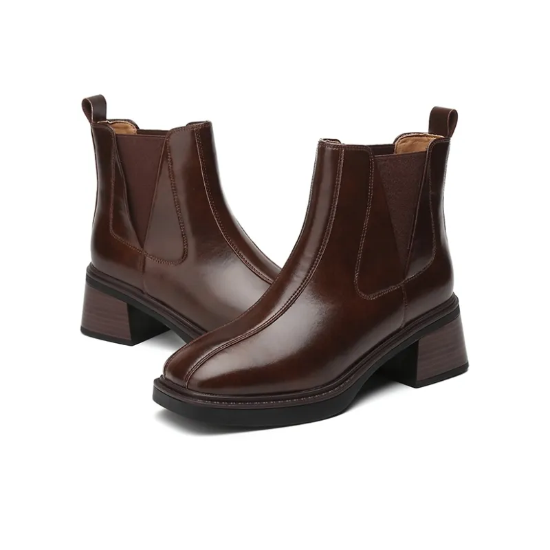 DAPHNE Short Chelsea Boots 6cm Women's-16