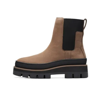 Clarks Ollie Series Crew Chelsea Boots Women's Brown