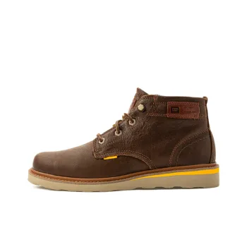 CAT Jackson Mid Abrasion Resistant Slip Resistant Ankle Length Outdoor Boots Men's Brown