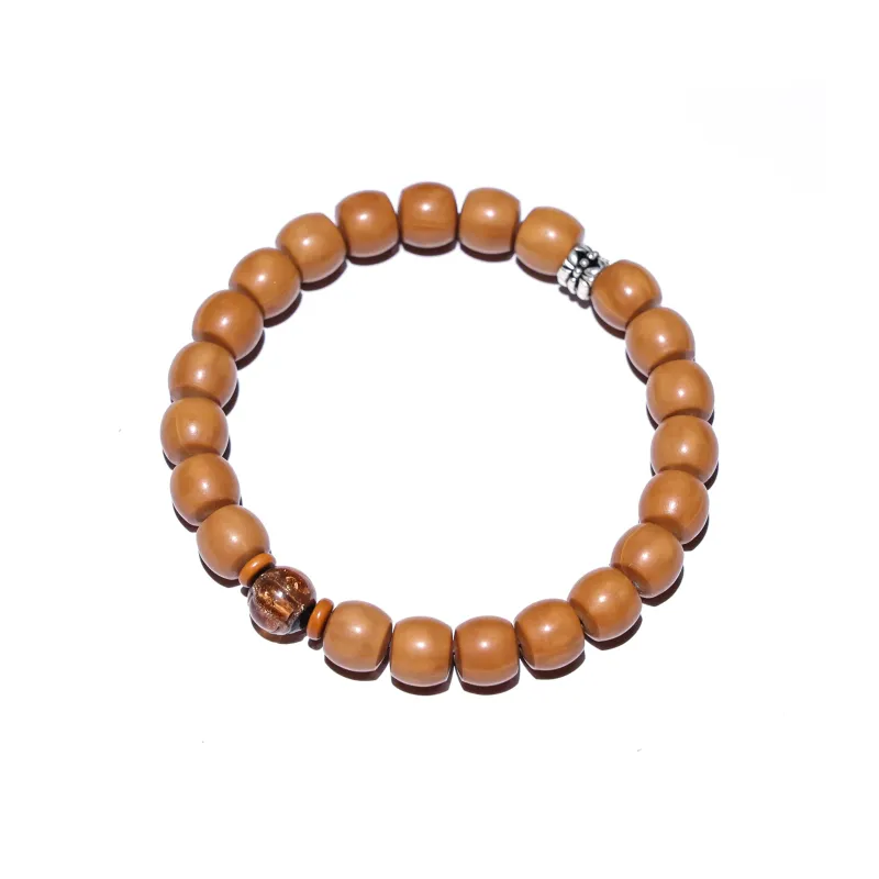 WUDE Monkey Head Walnut Wooden Bracelets Unisex-35