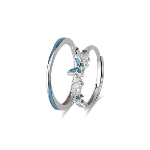 Muyan S999 Fine Silver Rings Unisex