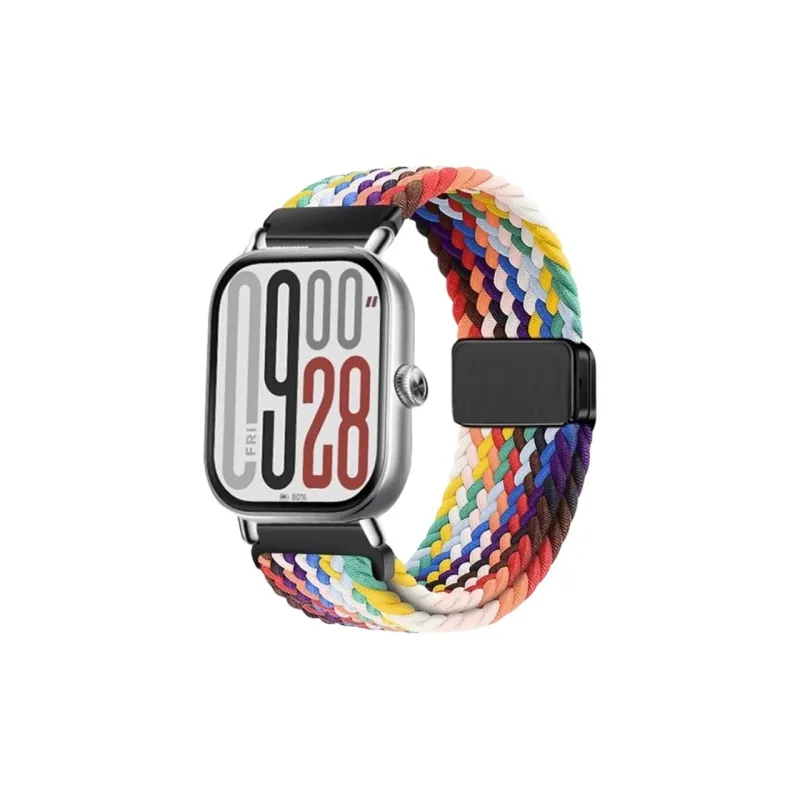 Yu Qing Red Beige Compatibility Watch Band Nylon Material-3