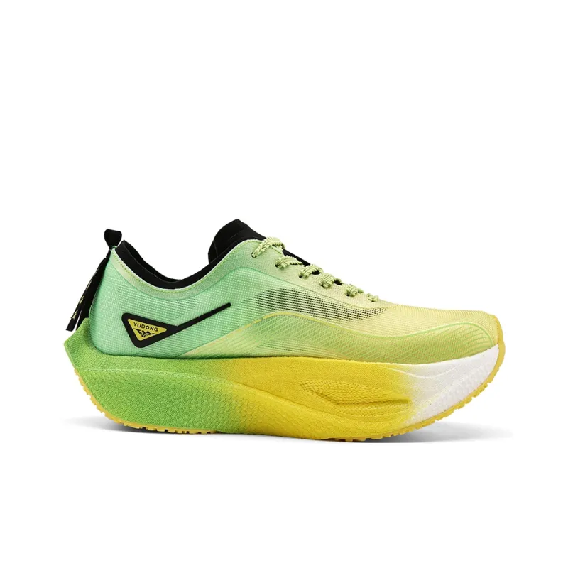 YUDONG Running Shoes Men Low Top Butterfly Yellow Green-1