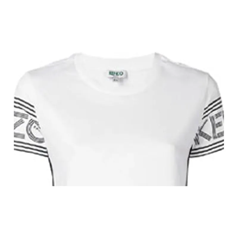 KENZO Short Sleeved Dresses Women's White-1