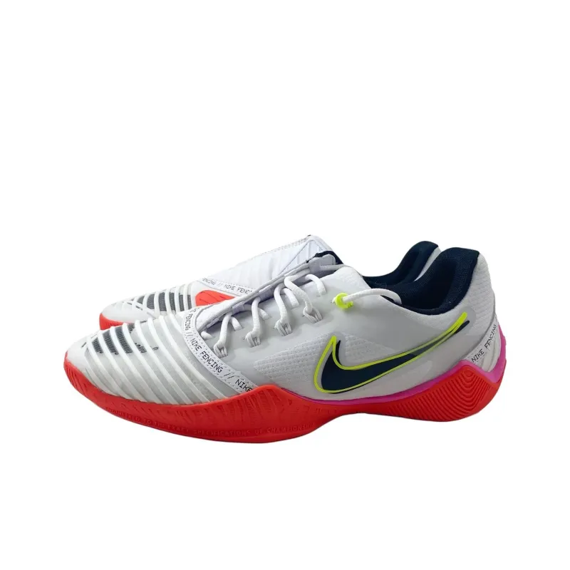 Nike Anti Slip Wear Resistant Low Top Training Shoes Men's White Red-1