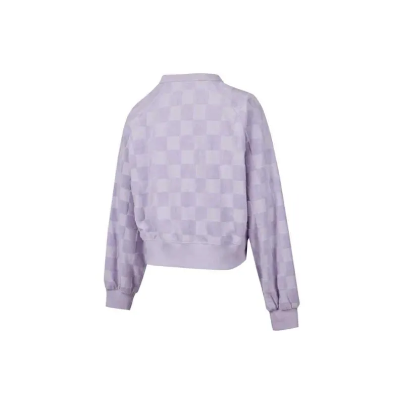 Vans BURN OUT Sweatshirt Women's Purple-1