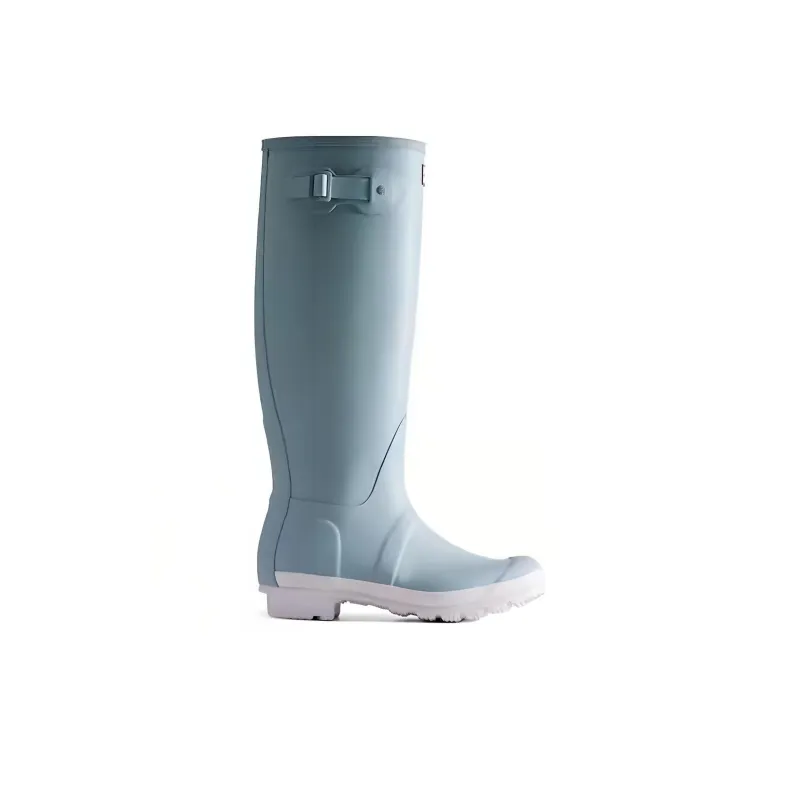 HUNTER Warm Water Resistant Wear Resistant Cushioning Rain Boots Women's Light Blue-1