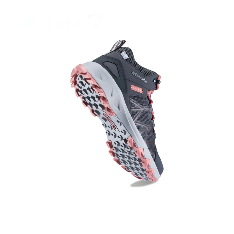 Columbia Peakfreak 2 Anti Slip Wear Resistant Mid Top Hiking Shoes Women's Gray-4