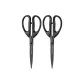 2-Piece[Length 210mm]Rust-Resistant Anti-Stick Black Blade Scissors