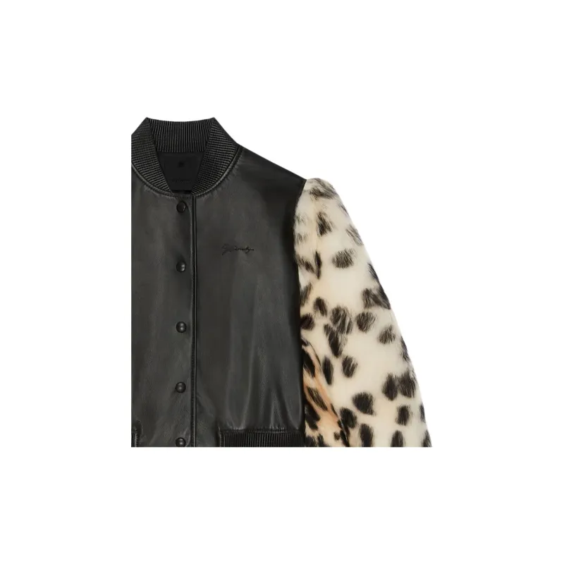 GIVENCHY FW24 Leather Jacket Women's Black-2