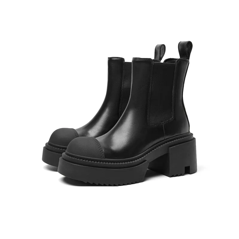 CHERYKALLY Short Chelsea Boots 8cm Women's-1