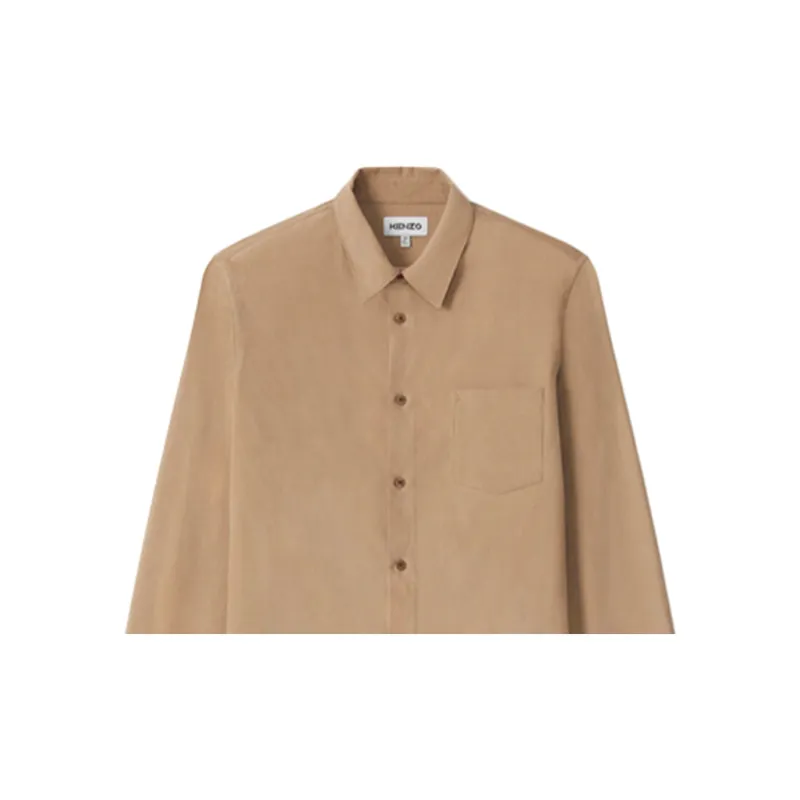 KENZO Shirts Men Dark Beige-3