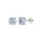 Ice Blue Millennium Rose Stud Earrings[1 Pair]