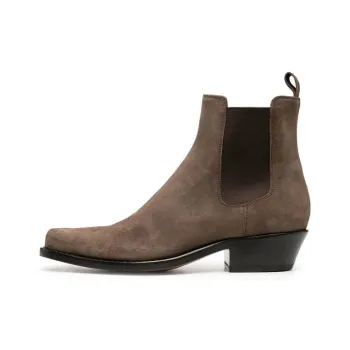 BUTTERO Square toe Suede Boots