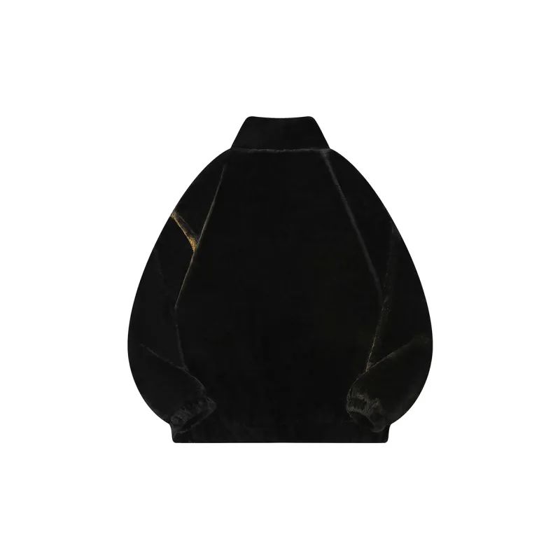 Qnxeey Velvet Jackets Unisex-4