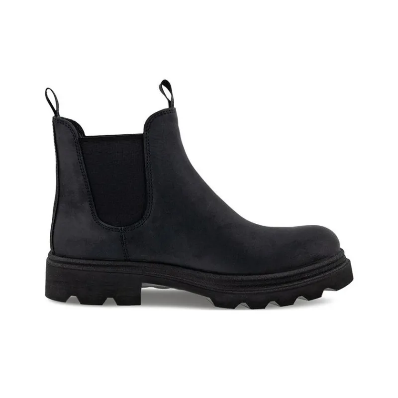 Ecco Short Chelsea Boots Men's Black-1