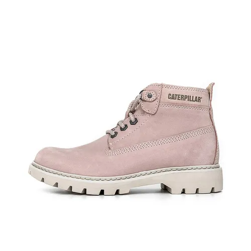 CAT Outdoor Boots Women's High-Top Light Pink