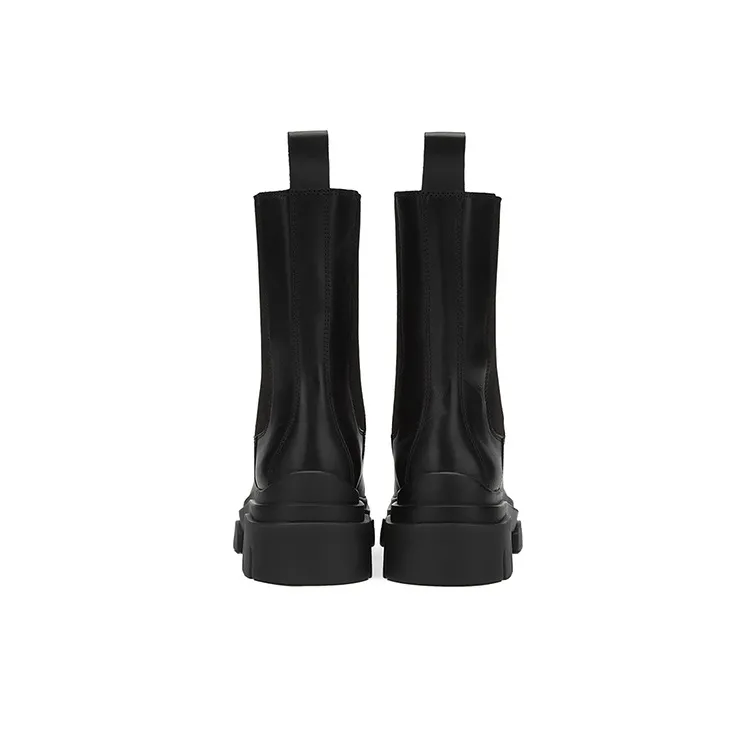 ASH Short Chelsea Boots Women's Black-4