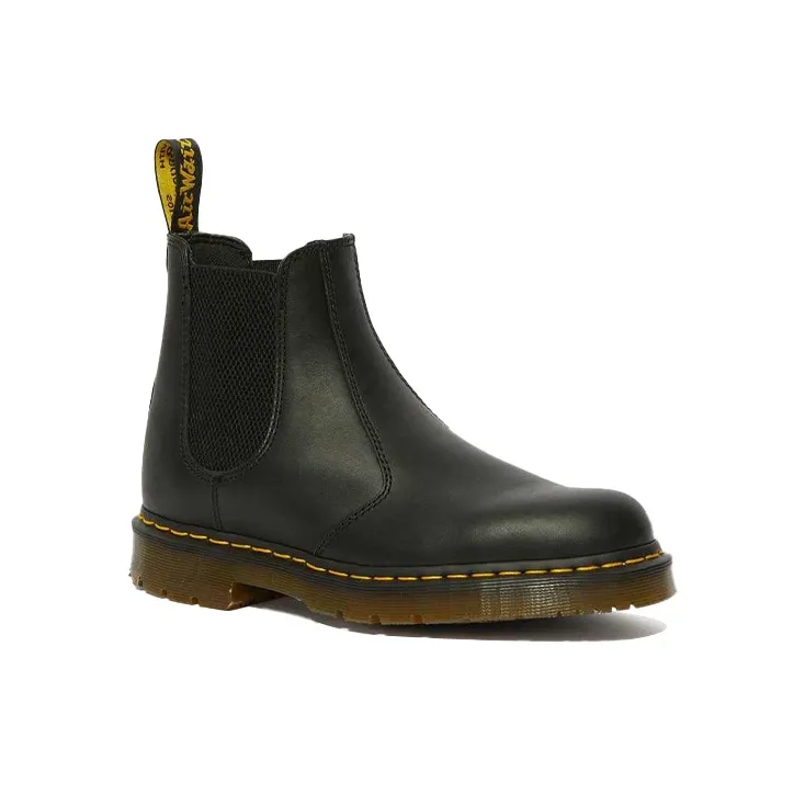 Dr.Martens 2976 Short Mid Calf Chelsea Boots Unisex Black-1
