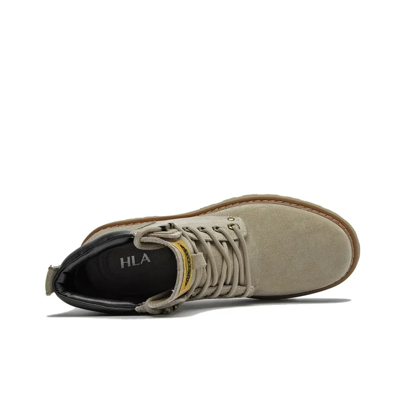 HLA Outdoor Boots Men Yellow-21
