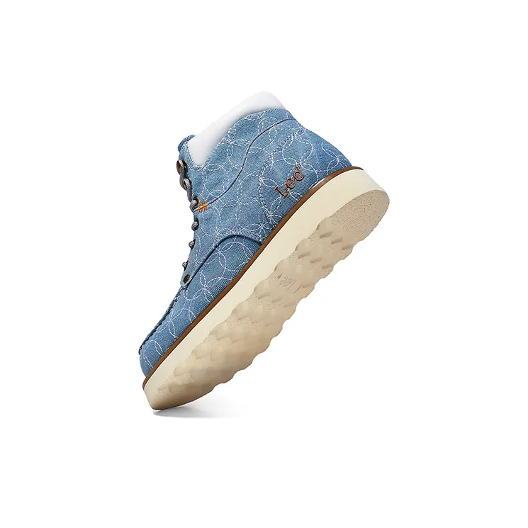 Lee Outdoor Boots Men Gray Blue-4