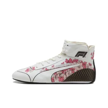 PUMA Speedcat Pro Cushioning Wear-Resistant Mid-Top Outdoor Shoes Men's White Pink