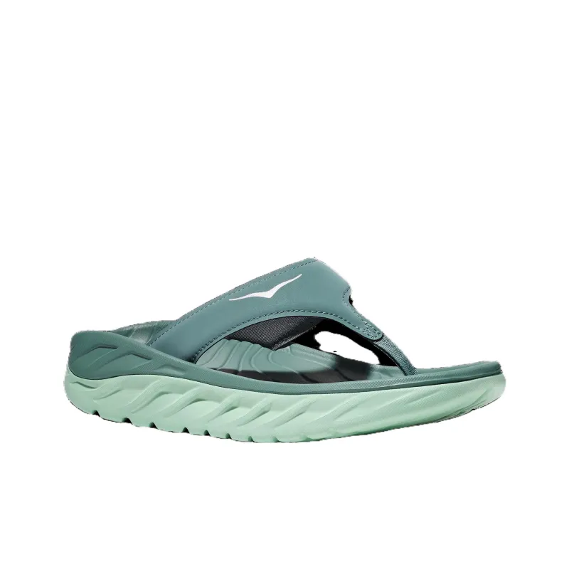 HOKA ONE ONE Ora Recovery Flip Rubber Sole Quiet Running Shoes Women's Jasper-3