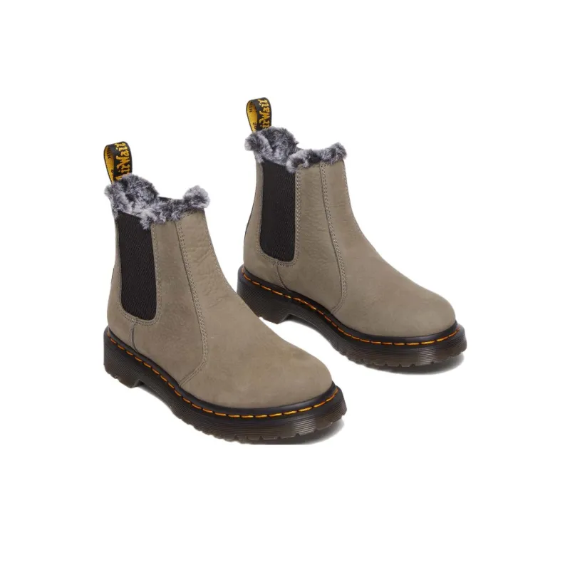 Dr.Martens 2976 Short Chelsea Boots Women's Gray-2