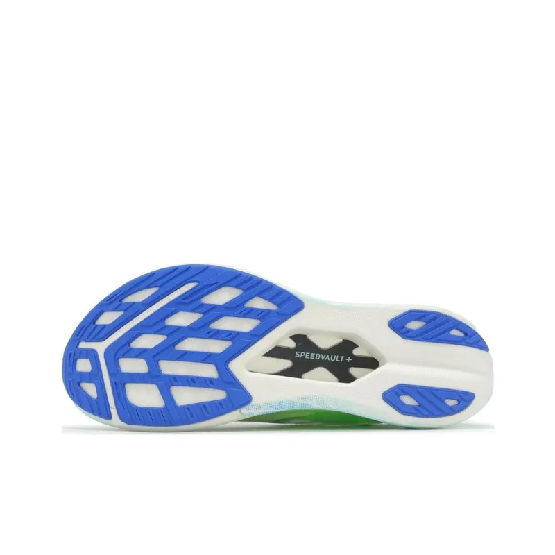 Brooks Hyperion Elite Anti Slip Wear Resistant Low Top Trail Running Racing Running Shoes Unisex White Green-3