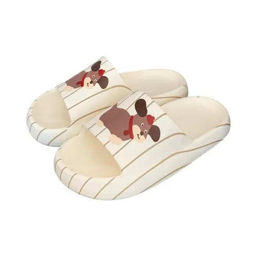 Thin Strips Sandal Slippers Unisex, White