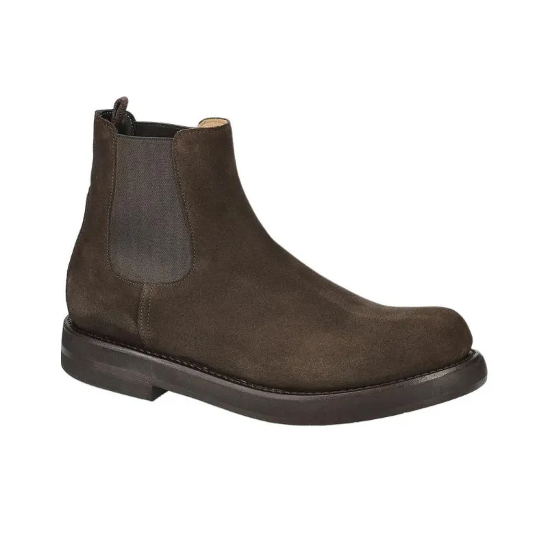 PREMIATA Short Chelsea Boots Men's Brown-2
