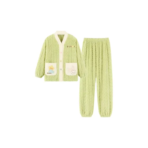 CAIHENGTONG Pajama Set Women's Green