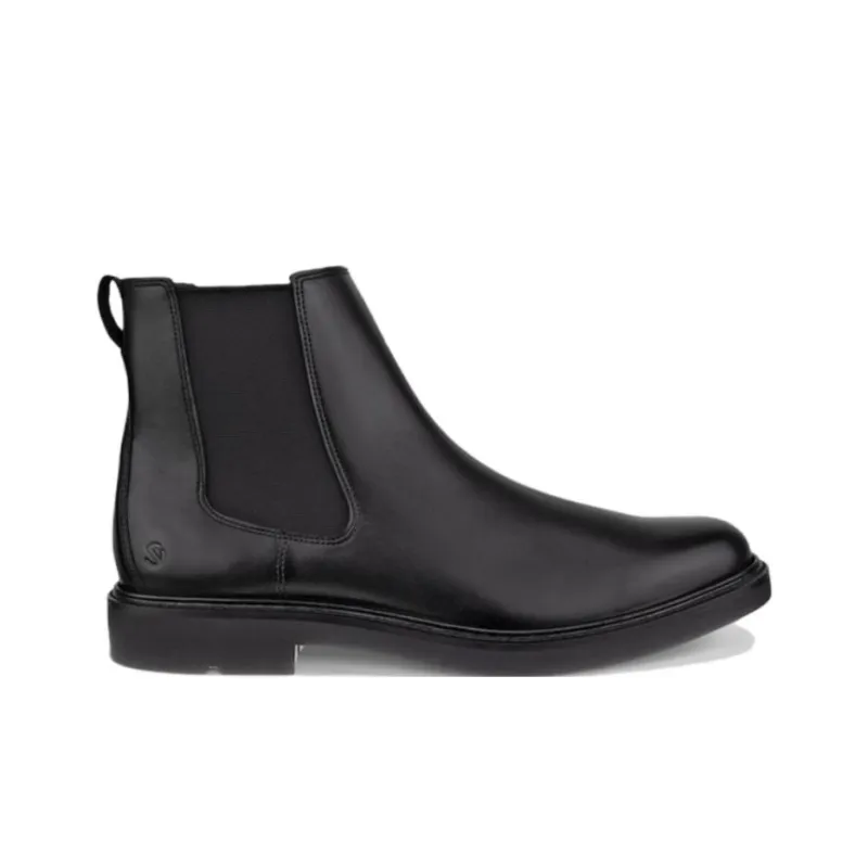 Ecco Short Chelsea Boots Men's Black-1