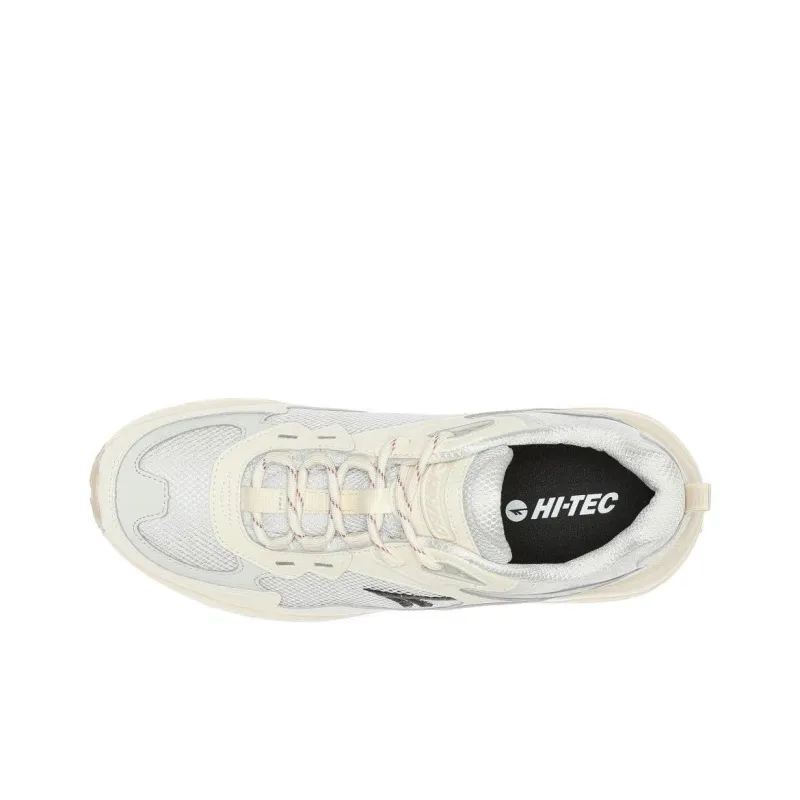 HI-TEC Anti-Slip Wear-Resistant Low-Top Trekking Shoes Women's Gray White-2