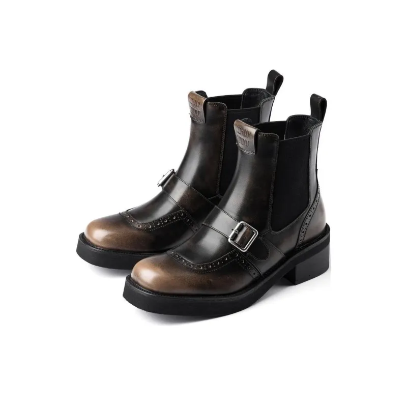 73Hours Enchanting Vintage Short Chelsea Boots Women's-6