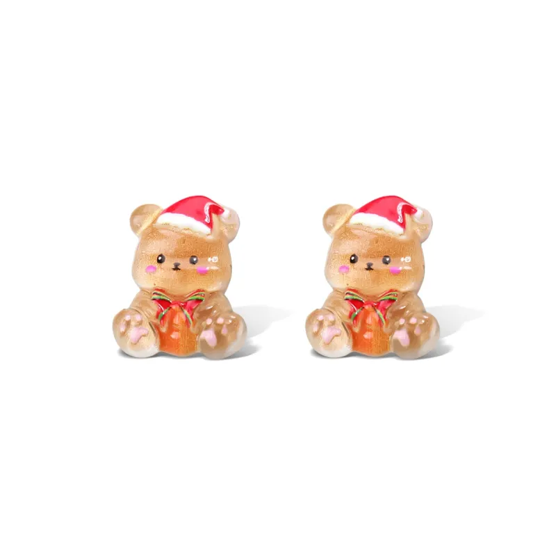 Inkopper Resin Clip On Earrings Unisex-6