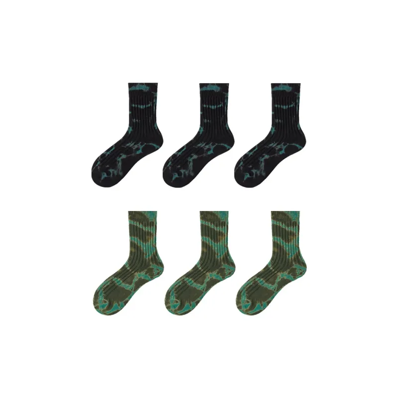 YOOKA Mid Calf Socks Unisex Combo Set-9
